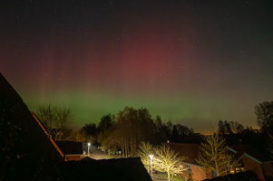 Nordlichter ueber Buxtehude