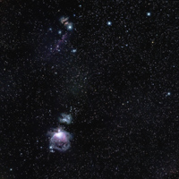 Die Nebel im Guertel des Orion