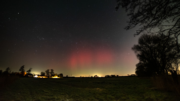 Nordlichter ueber Buxtehude