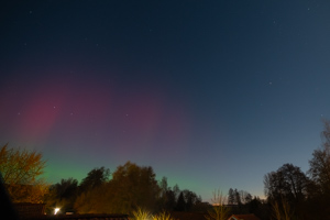 Nordlichter ueber Buxtehude