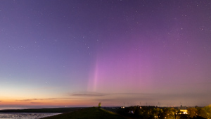 Nordlichter ueber der Krummhoern