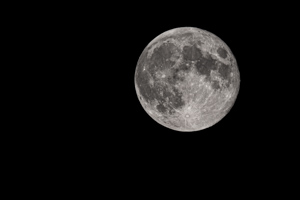 Vollmond, 17. Juni 2019, Tele 1000 mm