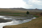 Unser Lagerplatz am Fluss Orkhon