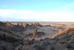 Abendstimmung bei Ikh Gazryn Chuluu (Große Erdmuttersteine)